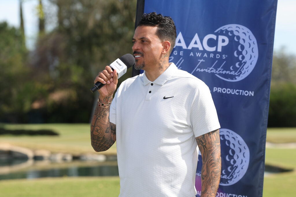 All The Smoke Podcast, Matt Barnes attends the 57th NAACP Image Awards Golf Invitational, presented by Wells Fargo, a PGD Global production at El Caballero Country Club.