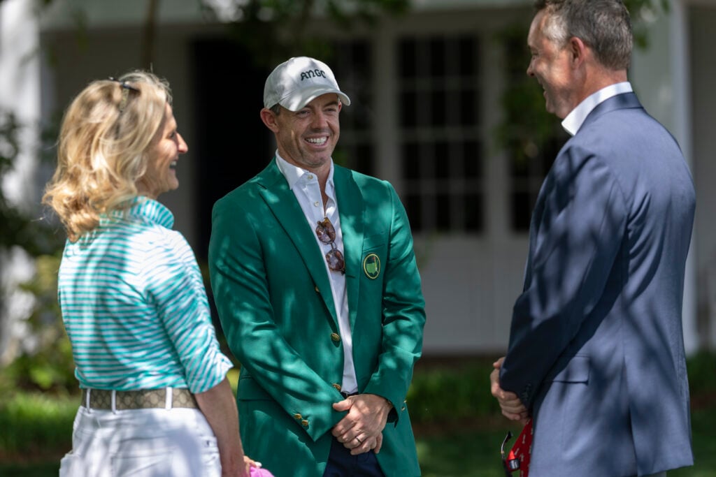 Rory McIlroy during the final round of the Augusta National Women's Amateur