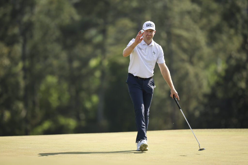 Brian Campbell plays at the 2026 Masters