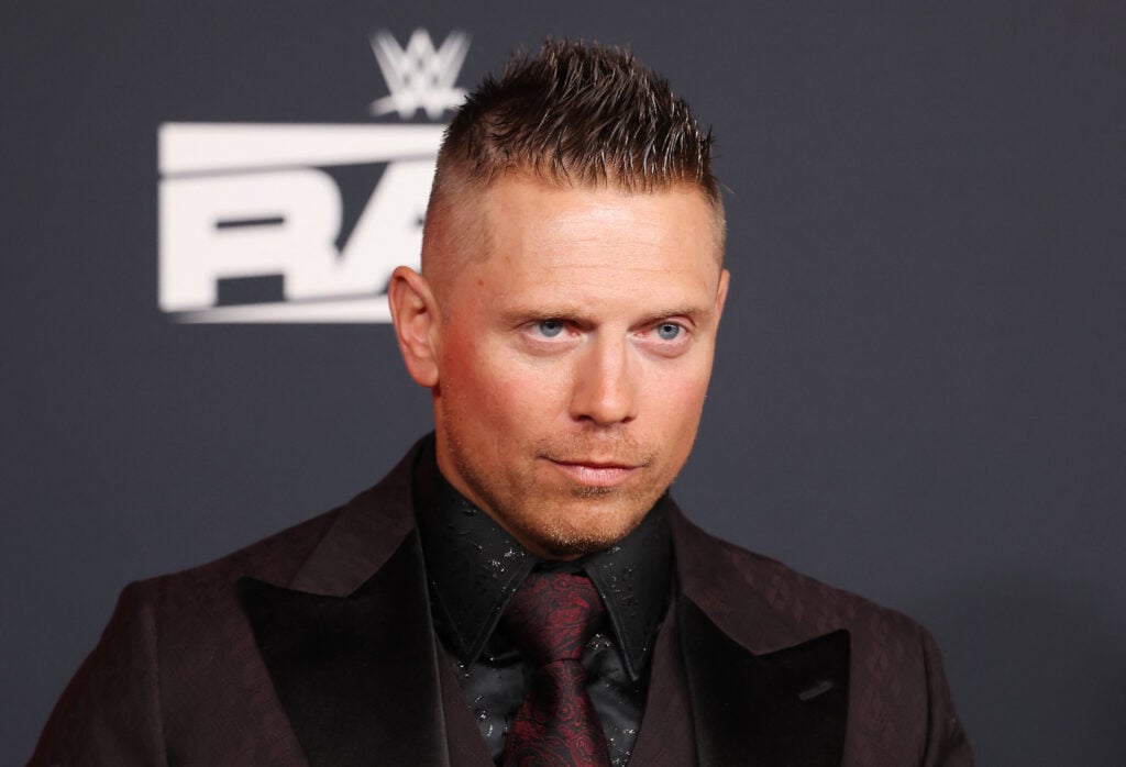 US pro-wrestler and actor Michael Gregory Mizanin aka The Miz attends Netflix's "WWE Monday Night RAW" premiere at the Intuit Dome.