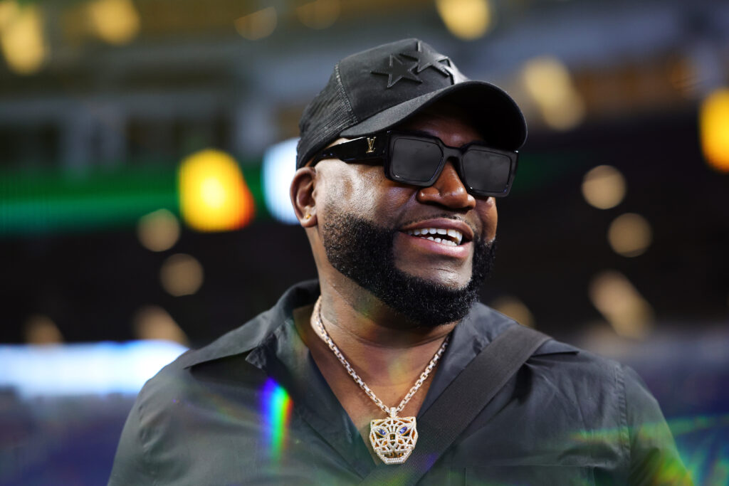 David Ortiz looks on during batting practice prior to the 2026 World Baseball Classic Pool D game presented by Capital One between Team Netherlands and Team Dominican Republic at loanDepot park.