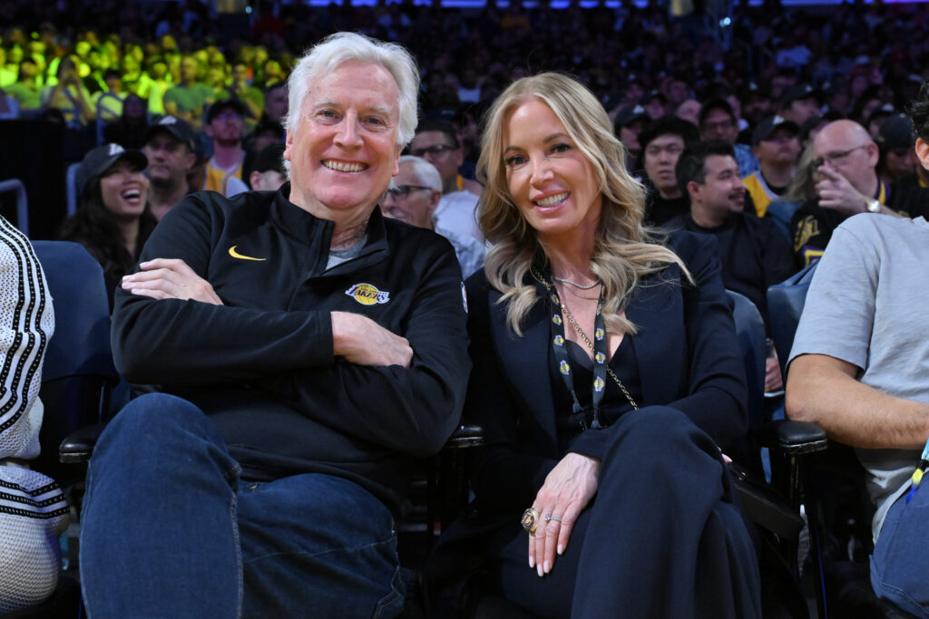 Celebrities At The Los Angeles Lakers Game