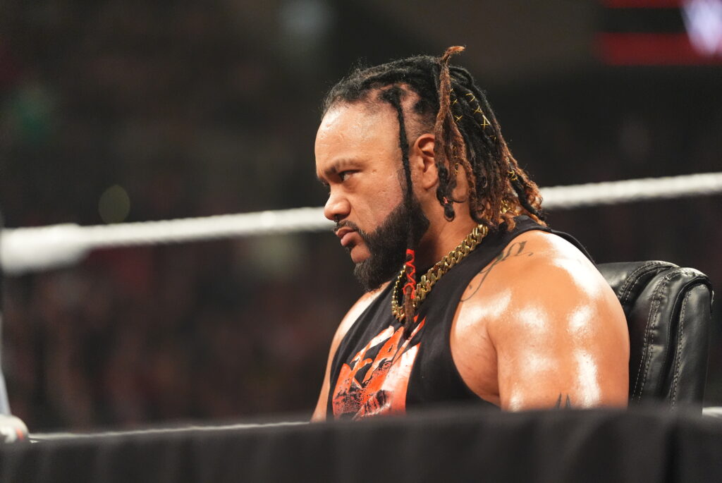 Jacob Fatu in ring during Monday Night RAW