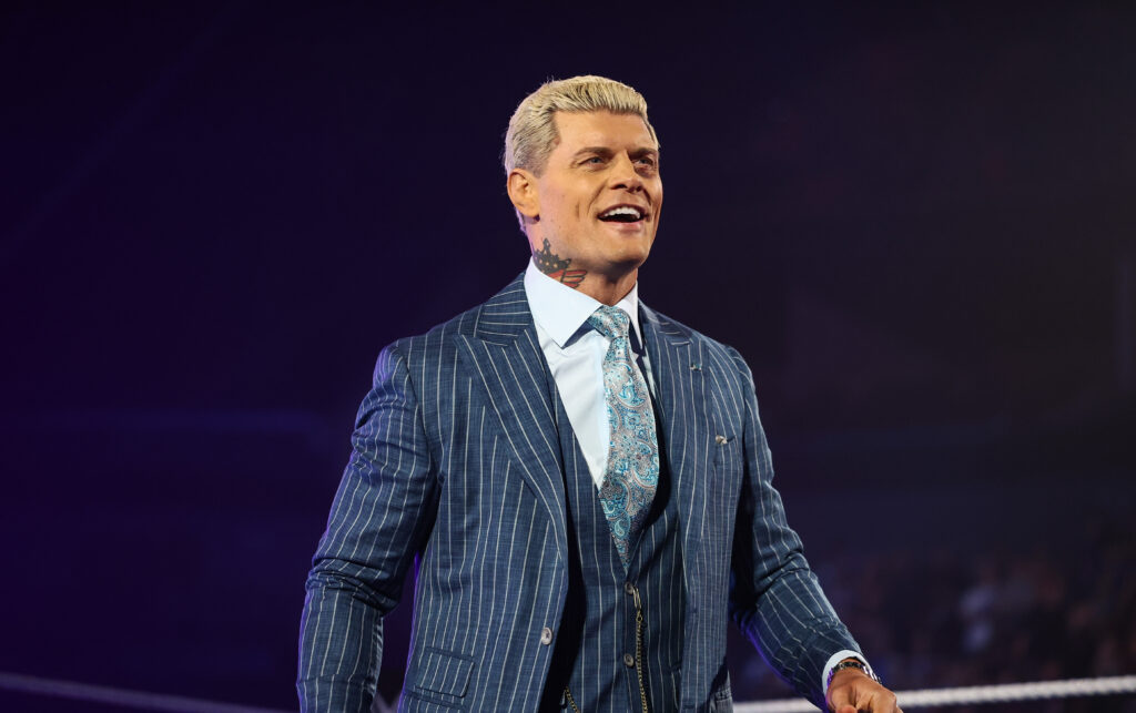 Cody Rhodes enters the ring during SmackDown at BOK Center