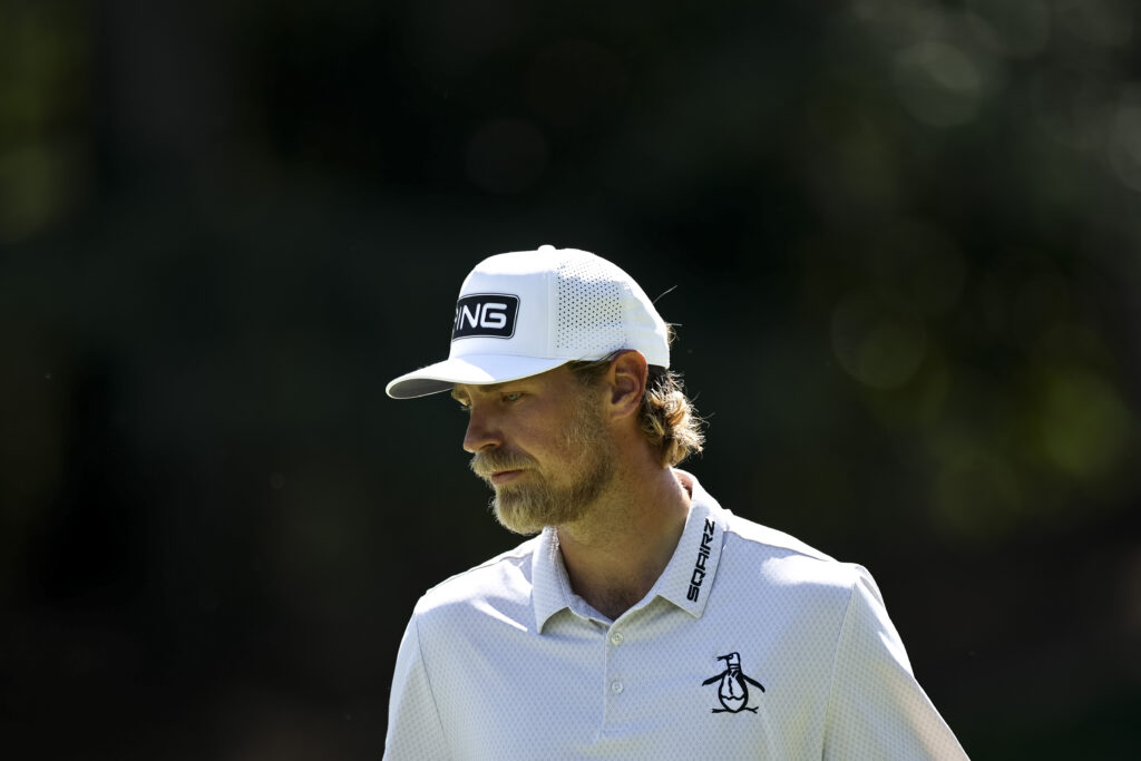 Kristoffer Reitan during the final round of the PGA Championship