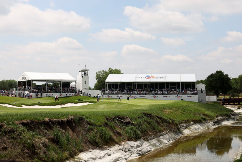 A general view of the ninth hole during the second round of THE CJ CUP Byron Nelson 2026 at TPC Craig Ranch