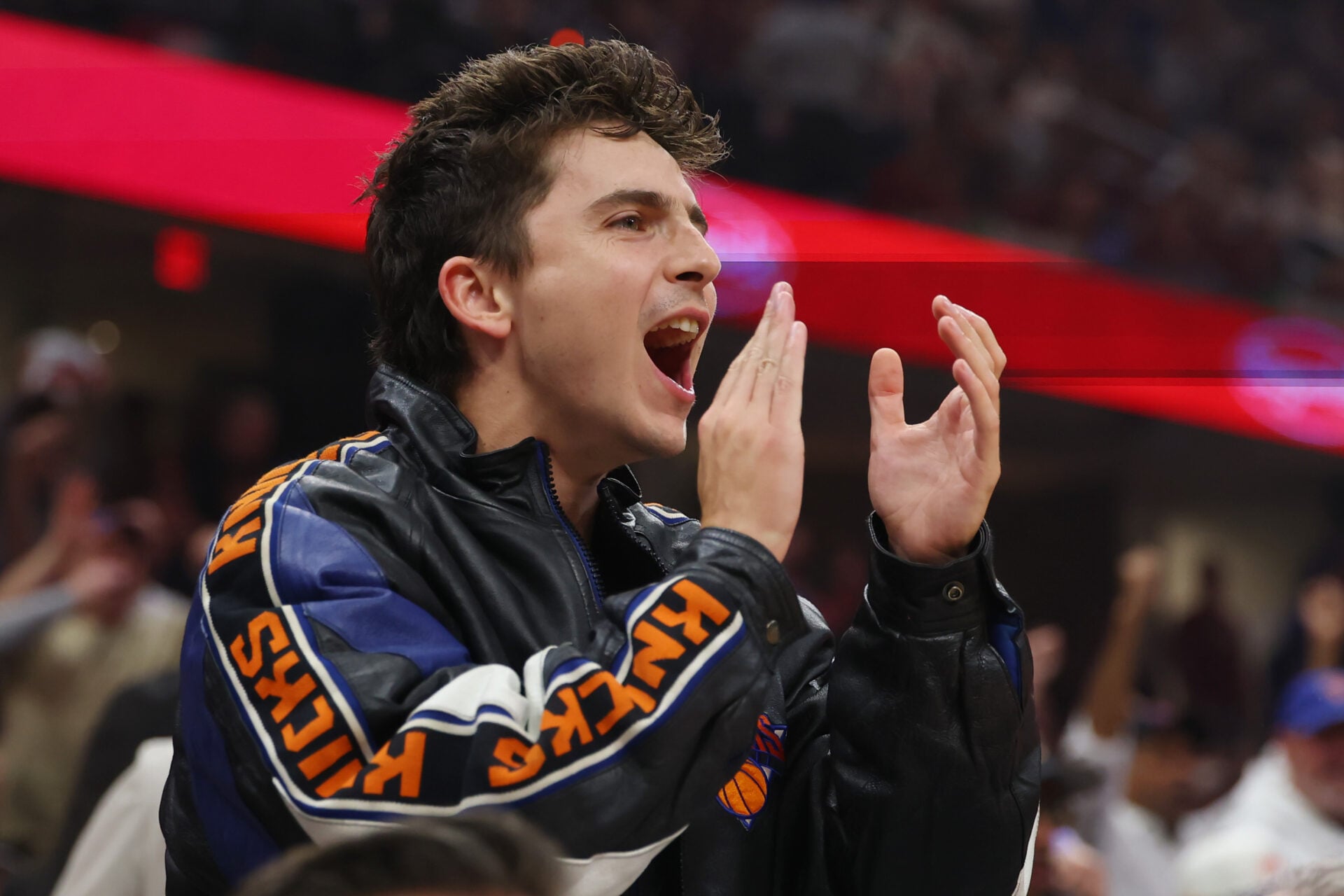 New York Knicks superfan Timothee Chalamet shares a glimpse of ‘wear and tear’ on a fan after Game 1 win
