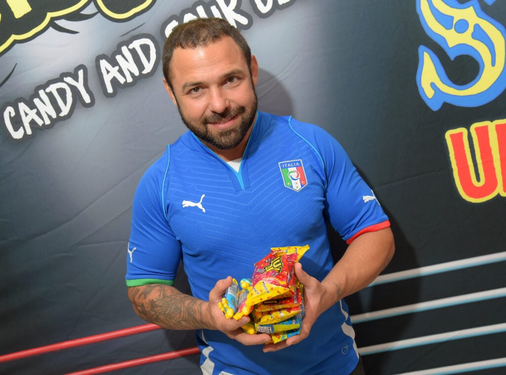 Santino Marella attends Juicy Drop and WWE Superstar Santino Marella event