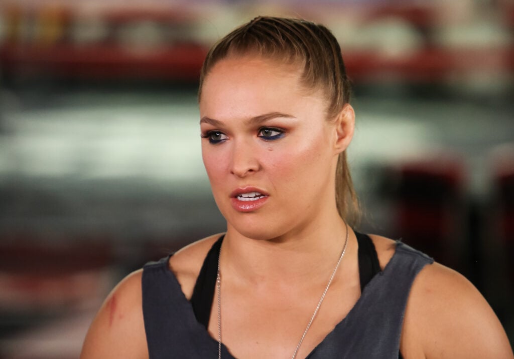 Ronda Rousey Hosts Media Day Ahead Of The Rousey Vs. Holm Fight