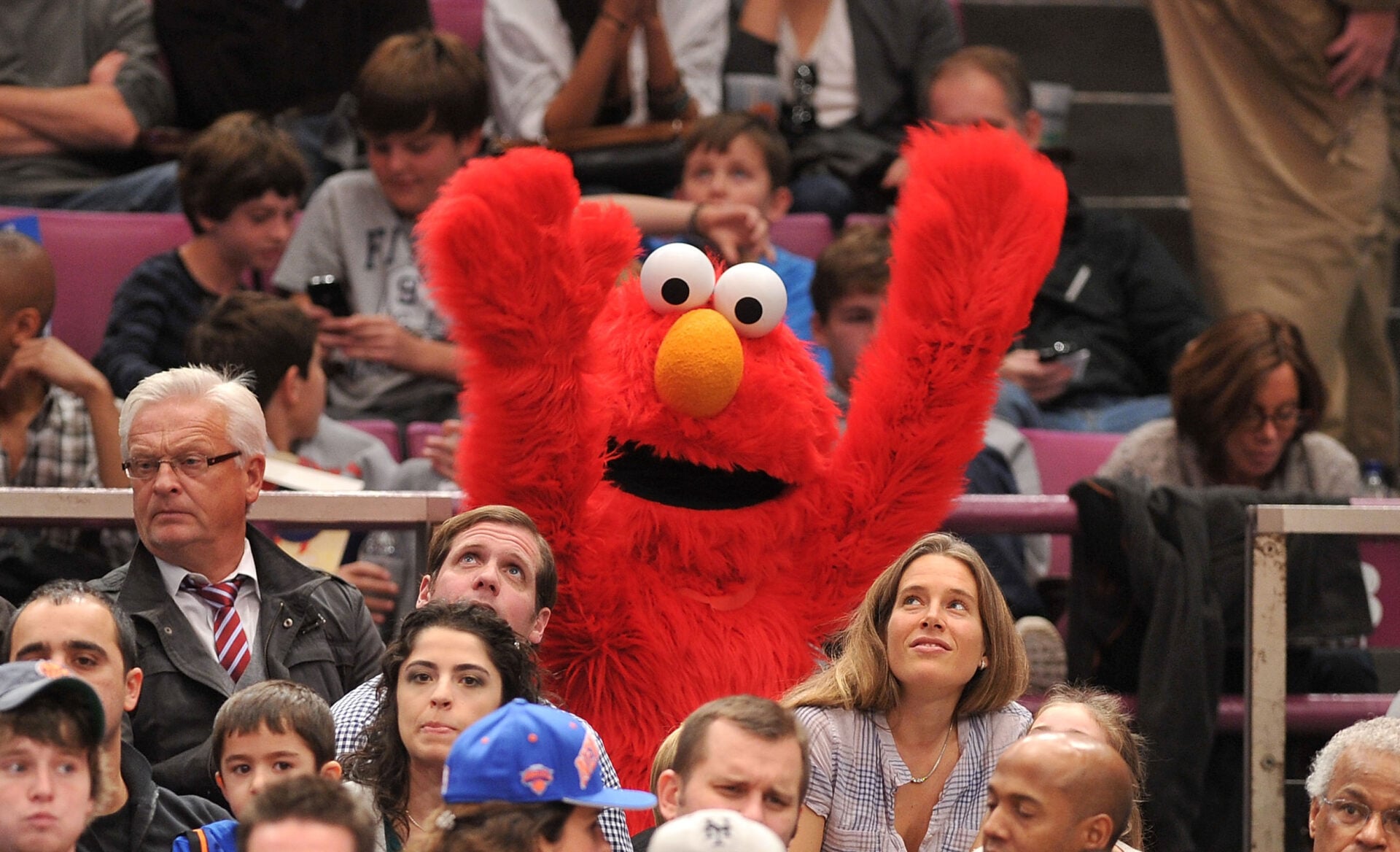 New York Knicks fans sent Elmo a harsh message after NBA Finals win