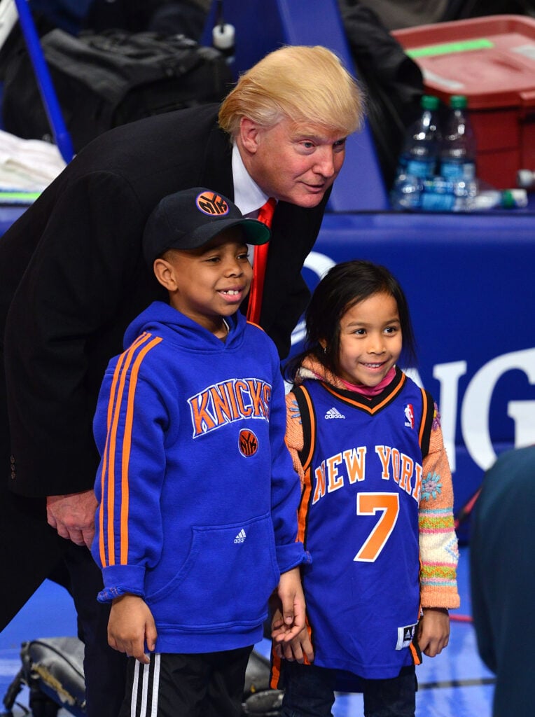 Celebrities Attend The Milwaukee Bucks Vs The New York Knicks Game - March 26, 2012