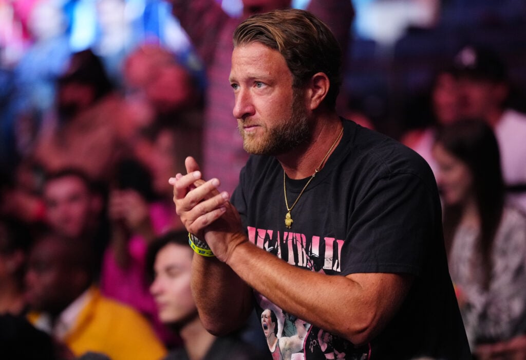 Dave Portnoy of Barstool Sports is seen in attendance during the UFC 281 event at Madison Square Garden.