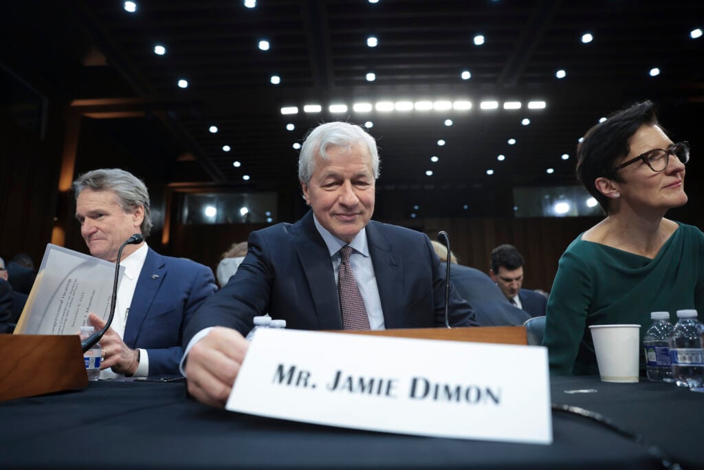 Top Wall Street CEO's Testify At Senate Banking Hearing