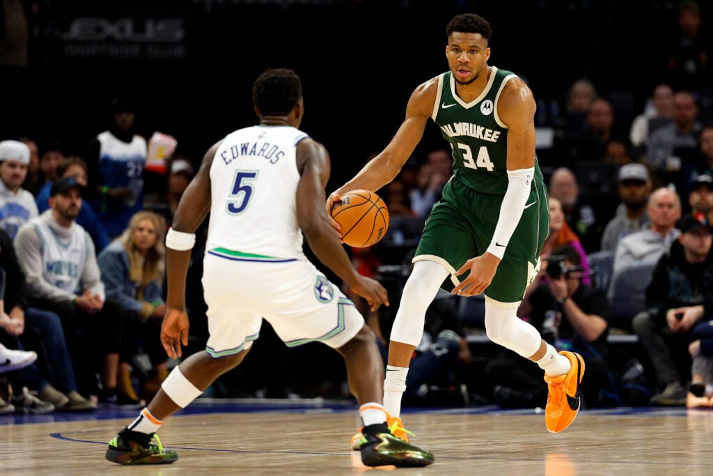 Milwaukee Bucks v Minnesota Timberwolves