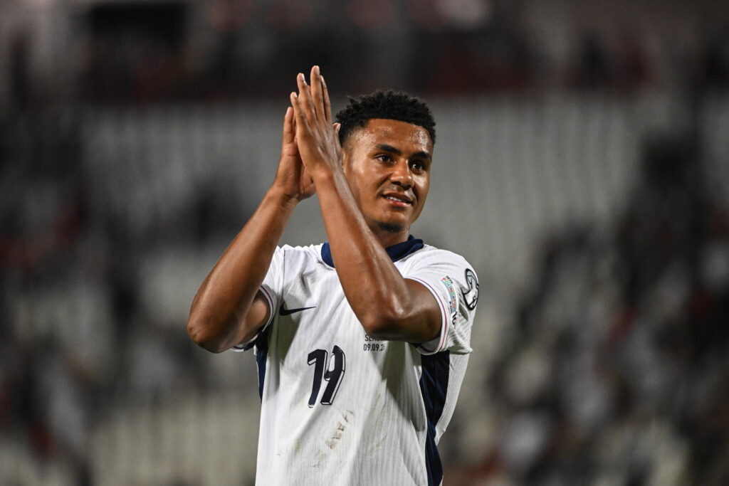 England's Ollie Watkins during the FIFA World Cup 2026 qualifier match between Serbia and England