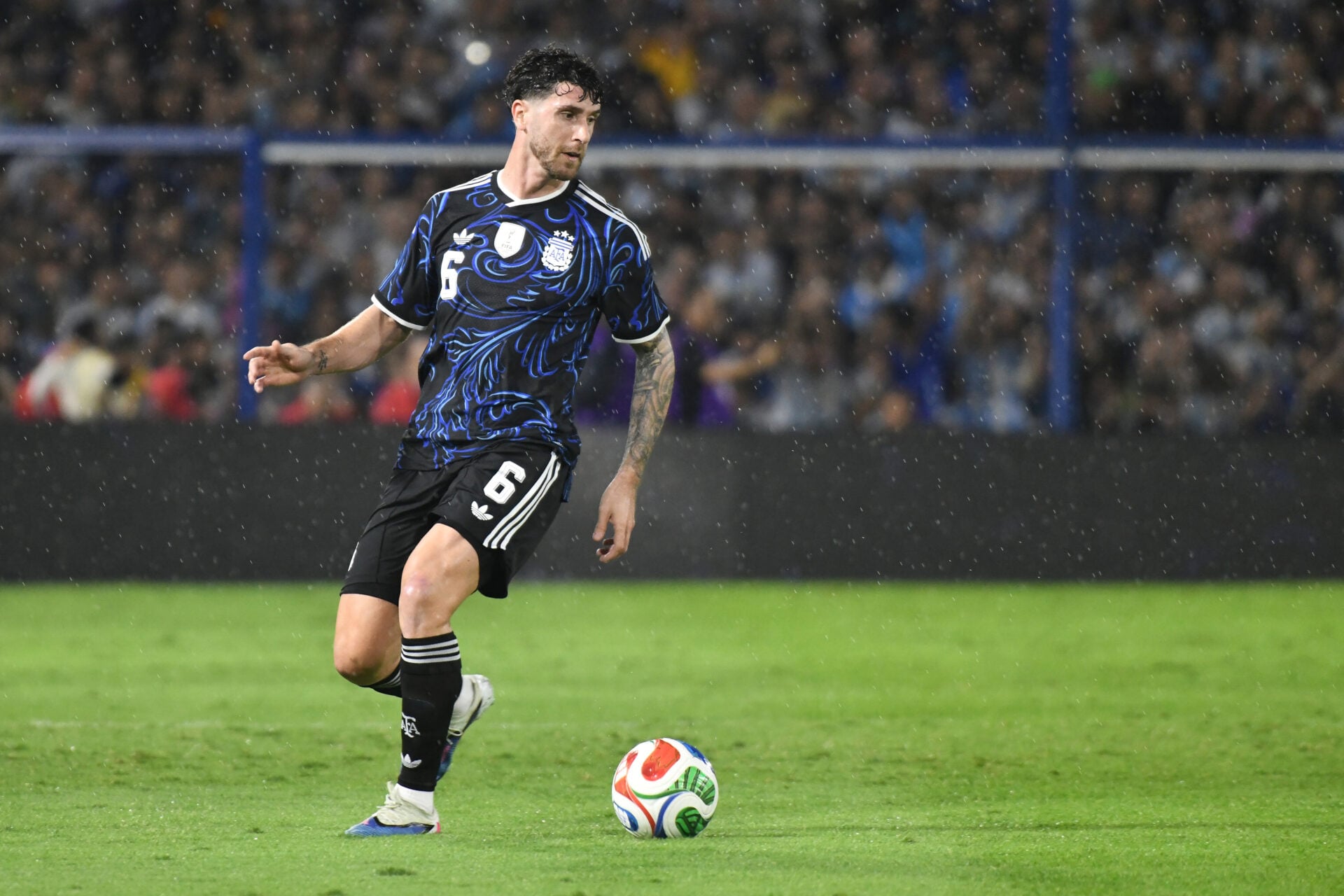 Watch the moment Marcos Senesi celebrates last-minute Argentina World Cup call-up while on vacation