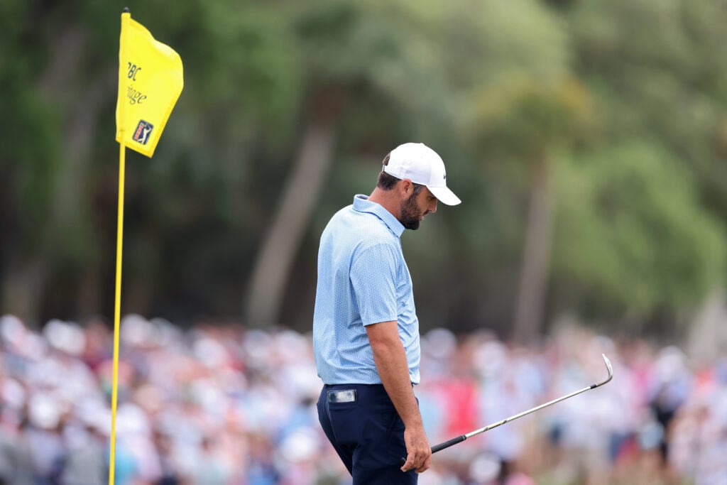 Scottie Scheffler during the final round of the RBC Heritage