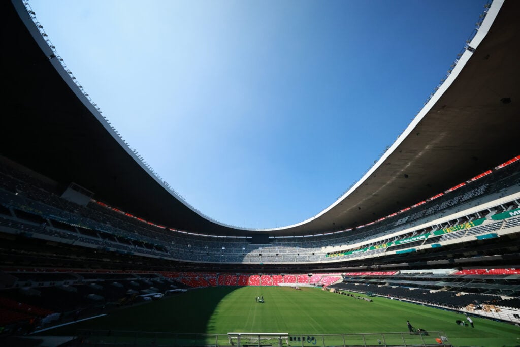 General view of Mexico City Stadium on May 20, 2026 in Mexico City, Mexico.