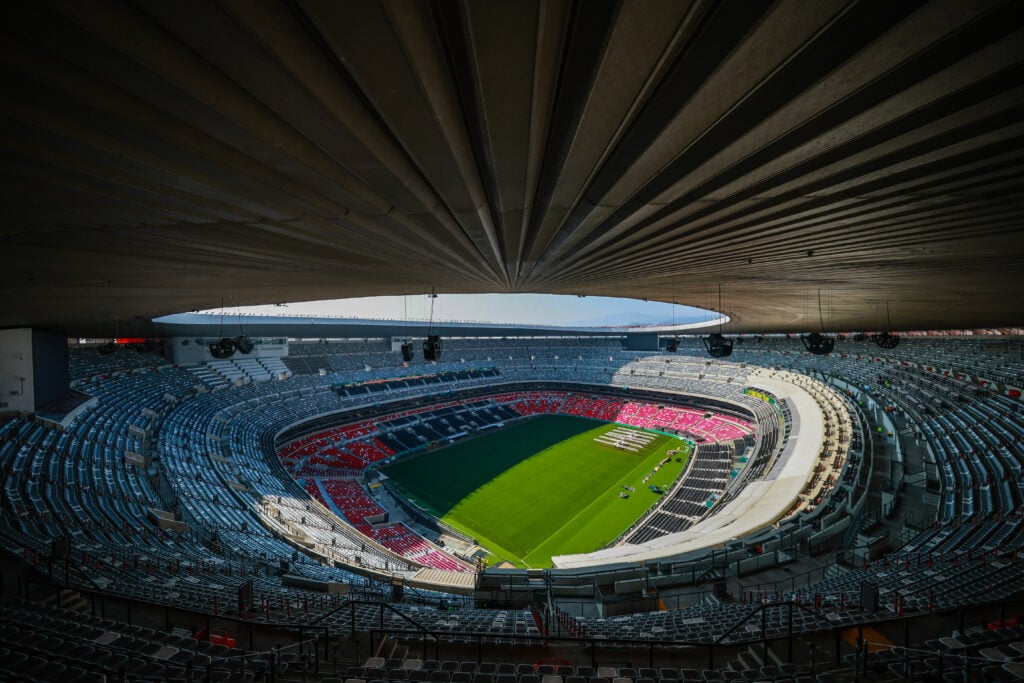 General view of Mexico City Stadium on May 20, 2026 in Mexico City, Mexico.