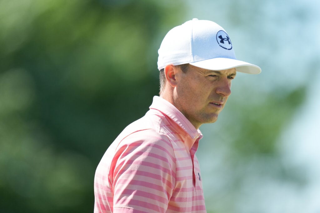 Jordan Spieth in practice ahead of the Memorial Tournament