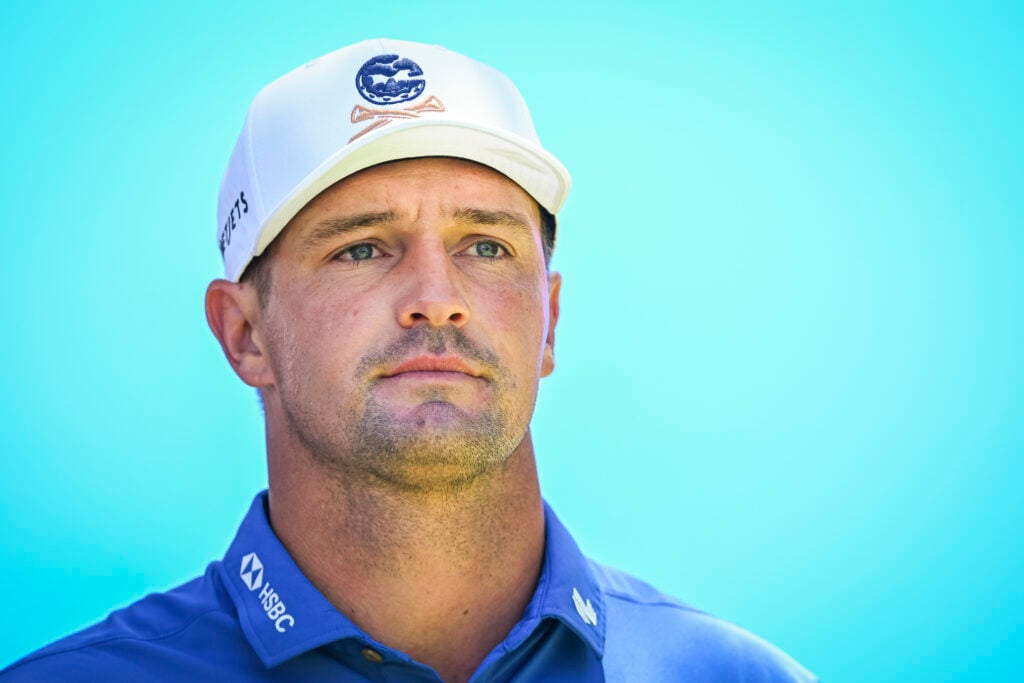 Bryson DeChambeau during the opening round of LIV Golf Andalucia