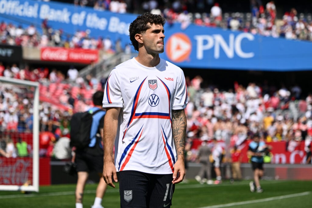 Christian Pulisic of United States looks on after the international friendly match between United States and Germany at Soldier Field