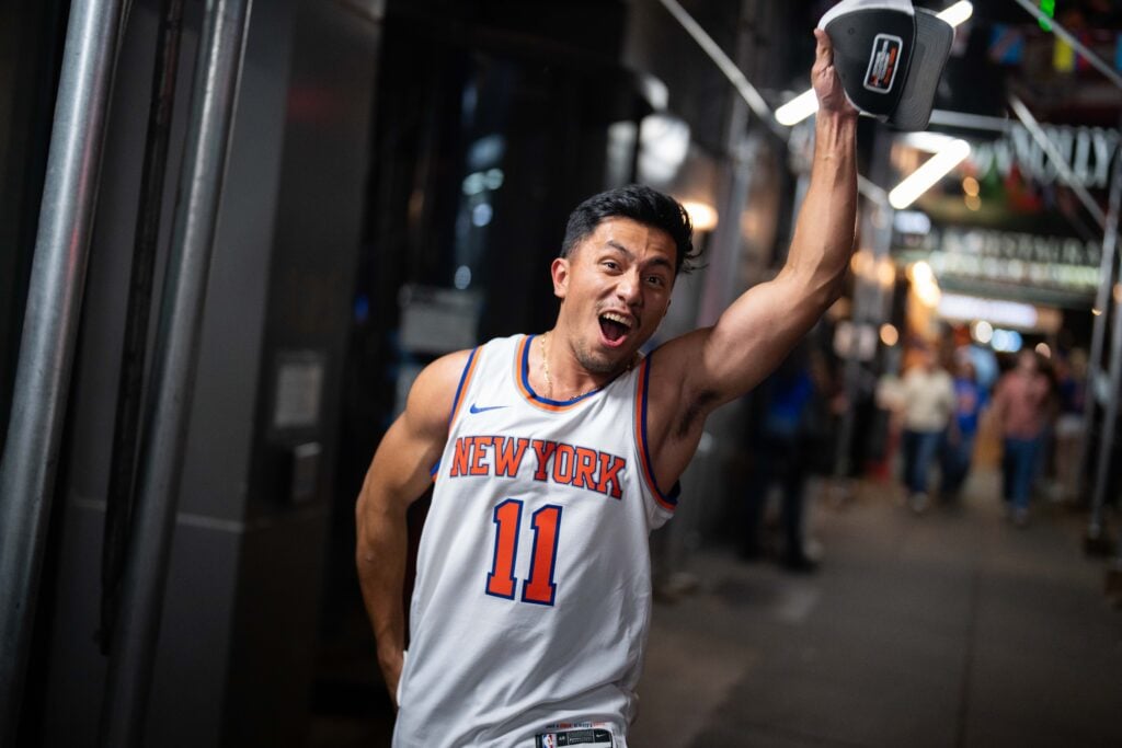 Knicks Fans Gather Around NYC To Watch Game 4 Of The NBA Finals Against The San Antonio Spurs