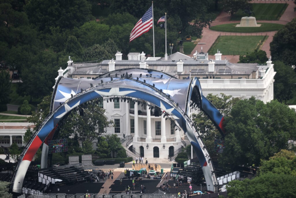 Construction Continues Around D.C. As The Nation's Capital Prepares For America's 250th Events