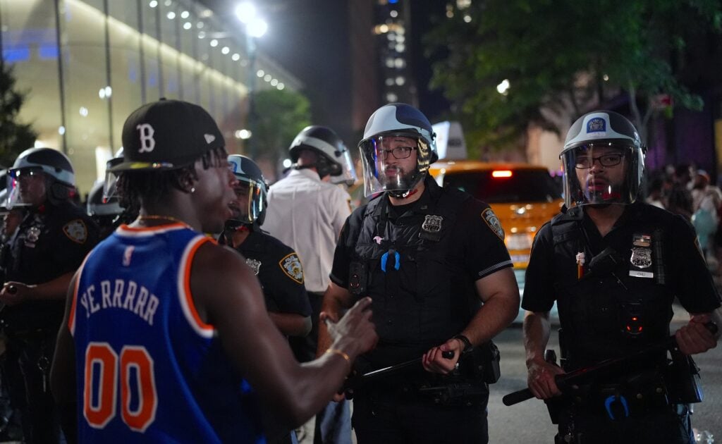 NBA Championship victory overshadowed by Knicks fans' chaos in New York streets