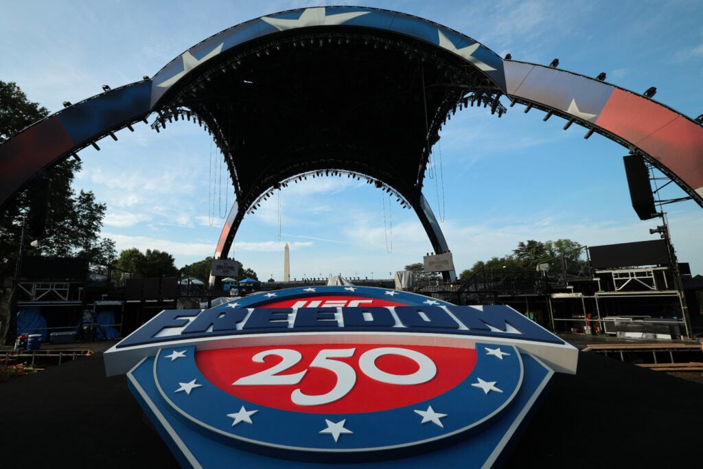 Media Preview Held For UFC Freedom 250 On White House's South Lawn