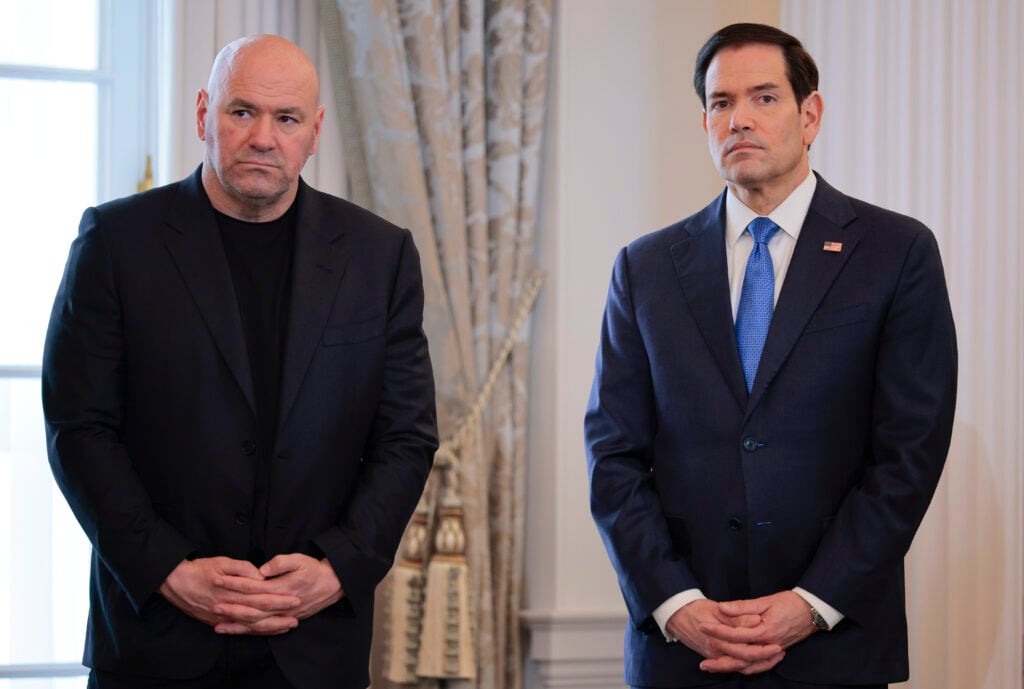 Secretary Rubio Hosts Understanding Signing Ceremony With UFC CEO Dana White At The State Department