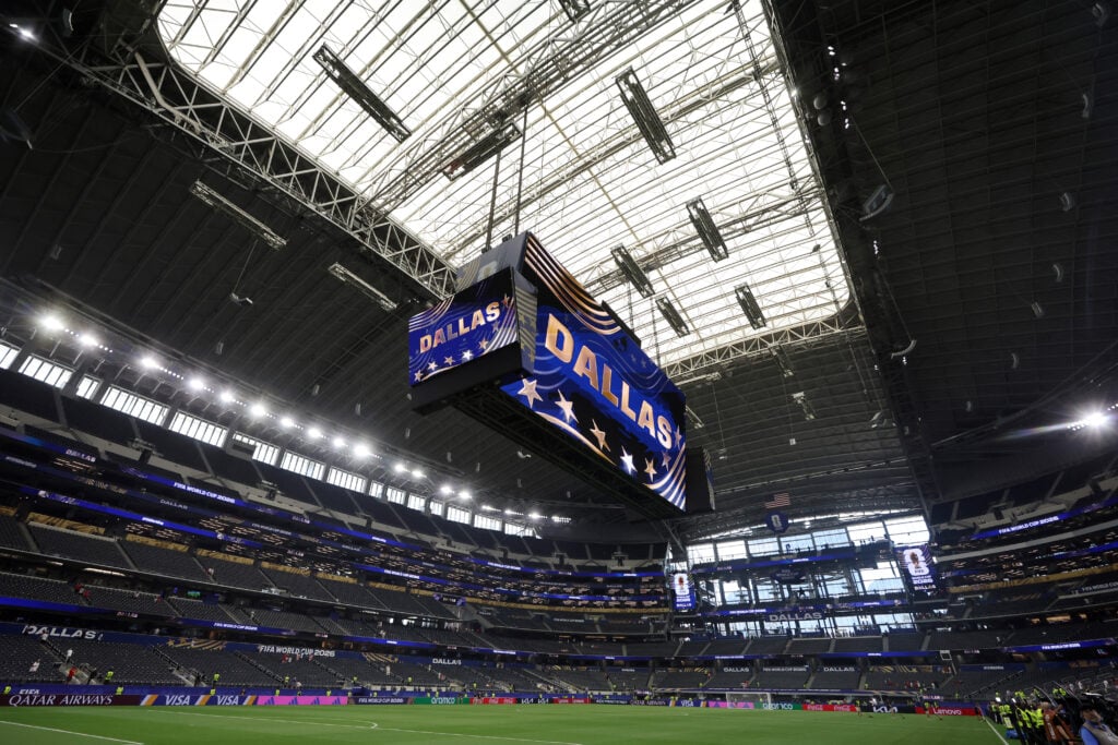 General view inside the stadium ahead of the FIFA World Cup 2026 Group L match between England and Croatia