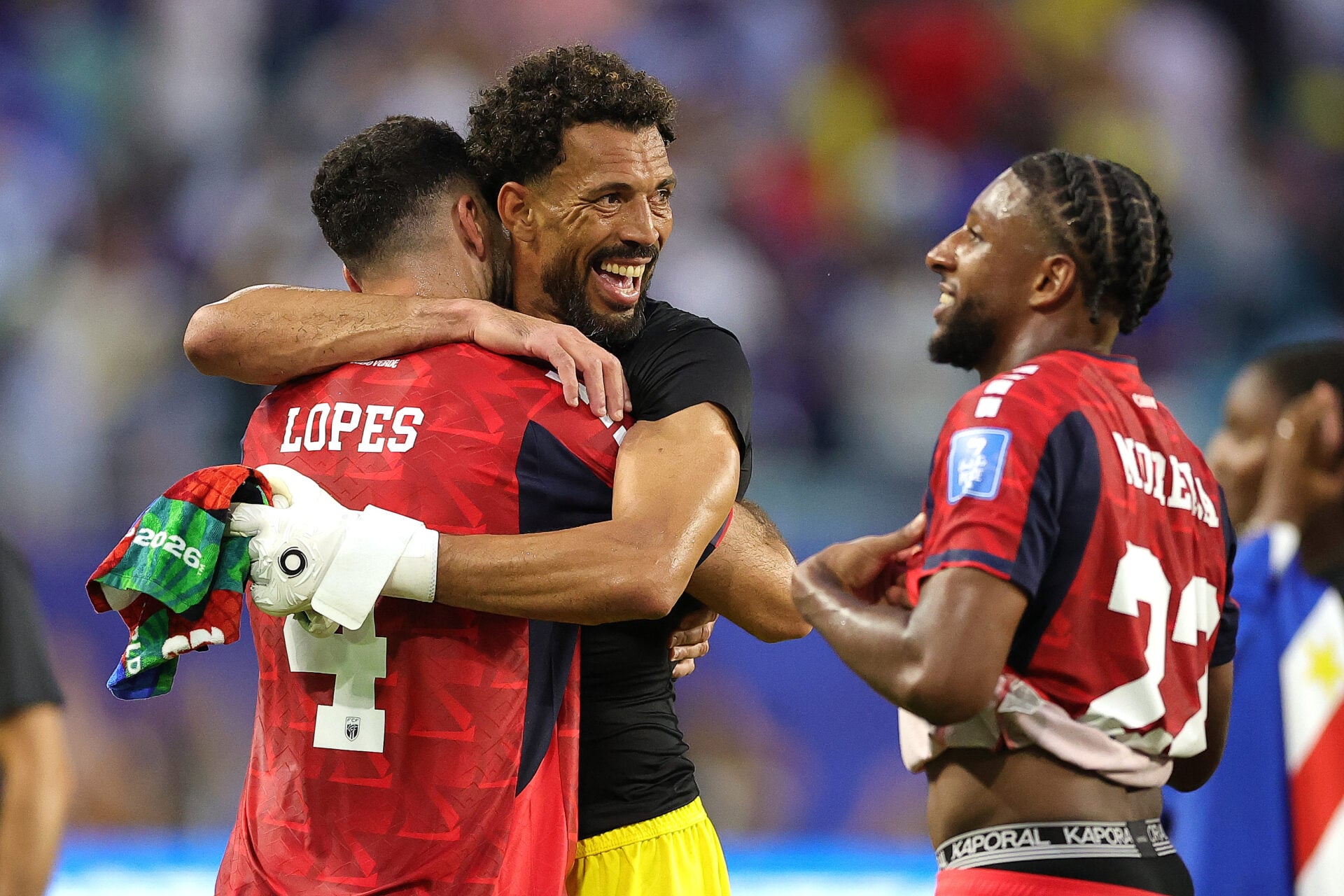 ‘Absolute scenes’ – watch the moment BBC cross to live celebrations in Cape Verde after historic first World Cup goal