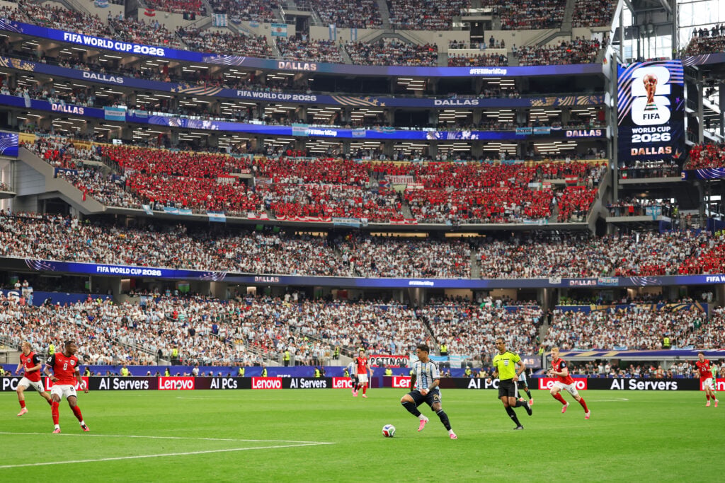 General view during the FIFA World Cup 2026 Group J match between Argentina and Austria at Dallas Stadium