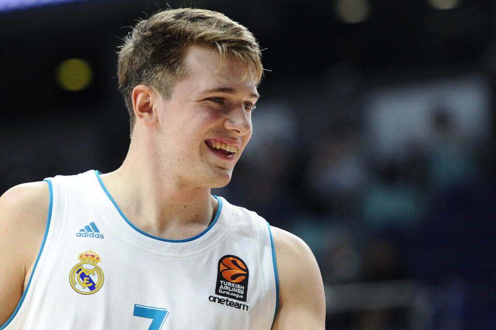 Luka Doncic, playing for his former side Real Madrid