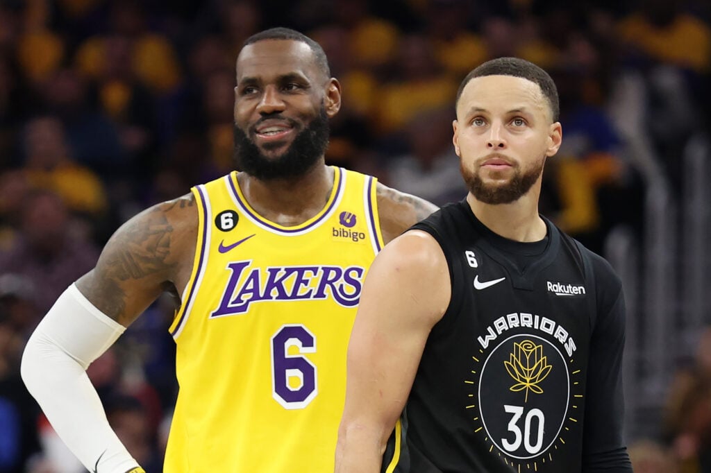 LeBron James and Stephen Curry