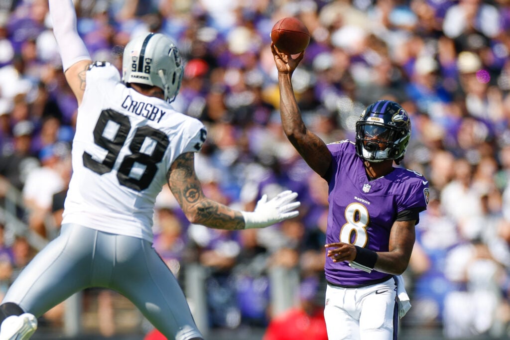 Las Vegas Raiders v Baltimore Ravens