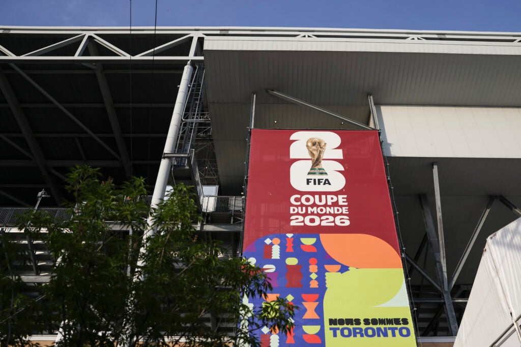 A general view outside the Toronto Stadium prior to the FIFA World Cup 2026.