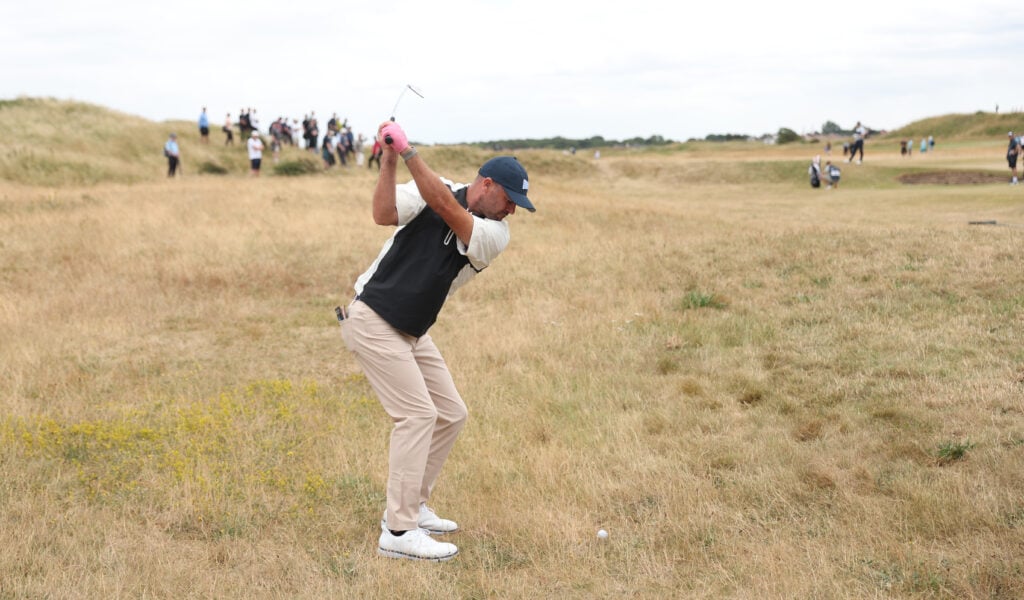 Wesley Bryan of The USA during Final Qualifying at The West Lancashire Golf Club