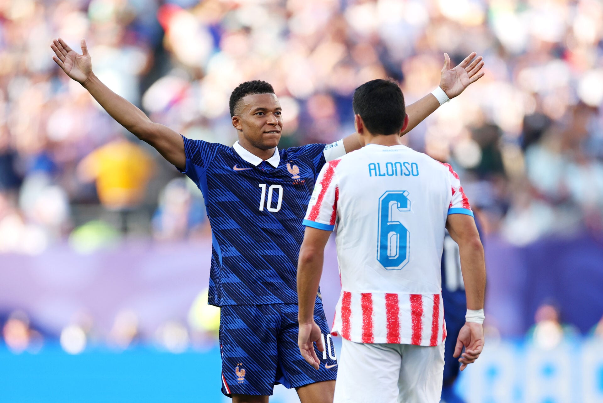 Paraguay fans burn mannequin of Kylian Mbappe at festival after World Cup exit