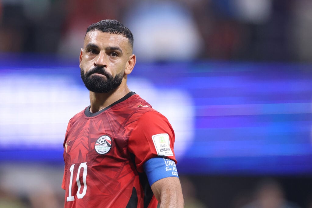 Mohamed Salah of Egypt during the FIFA World Cup 2026 Round of 16 match between Argentina and Egypt at Atlanta Stadium.