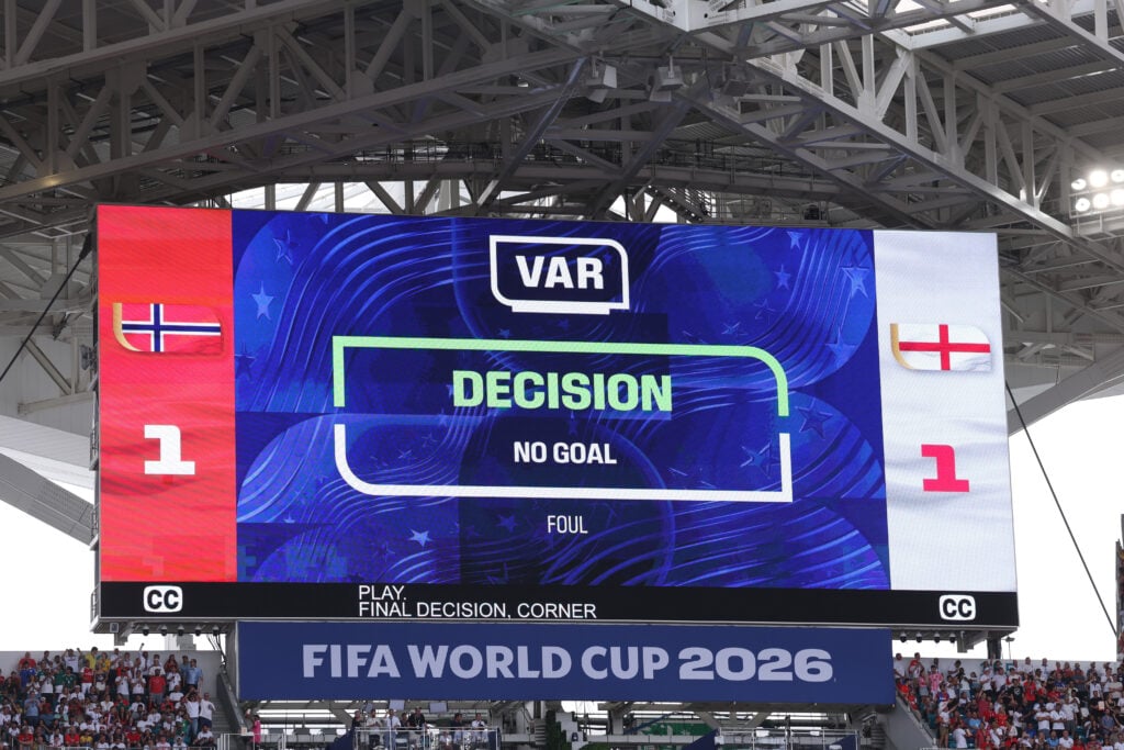 Norway have goal disallowed during the clash with England