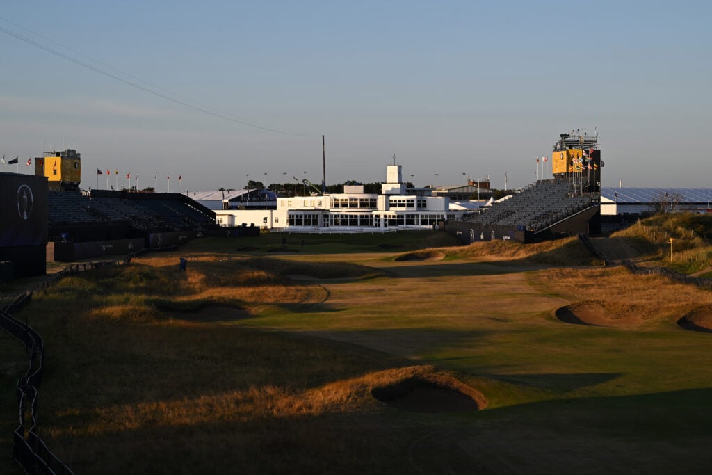 A general shot down the 18th hole at Royal Birkdale ahead of The Open Championship