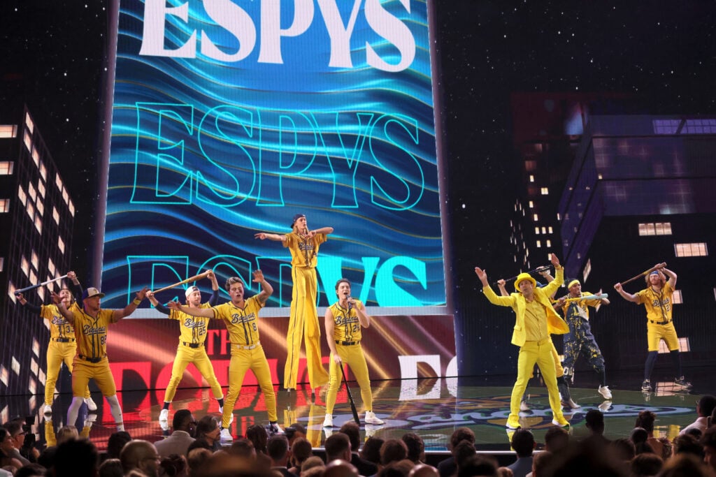 The Savannah Bananas perform onstage during the 2026 ESPY Awards at David H. Koch Theater at Lincoln Center on July 15, 2026.