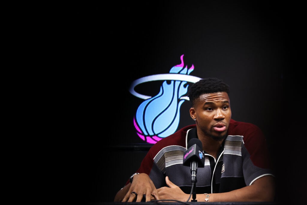Miami Heat Introduces Bobby Portis, Jr. and Giannis Antetokounmpo