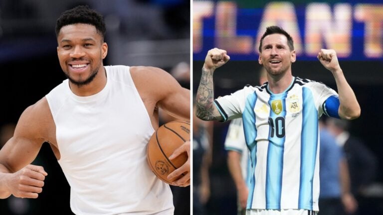 Lionel Messi Giannis Antetokounmpo FIFA World Cup 2026 Miami Heat