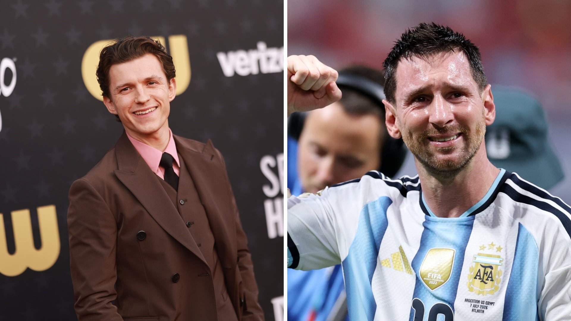 Tom Holland Lionel Messi Spider-Man Argentina 2026 FIFA World Cup Final