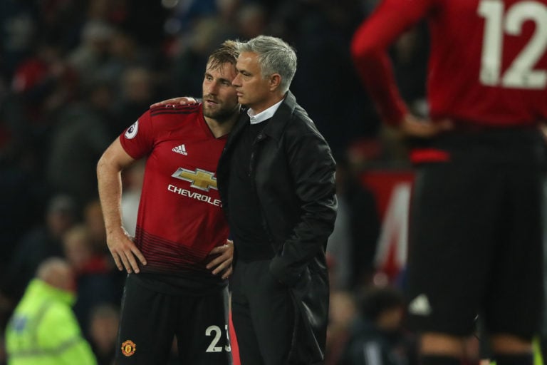mourinho luke shaw