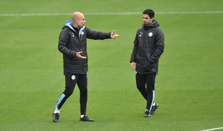 guardiola arteta